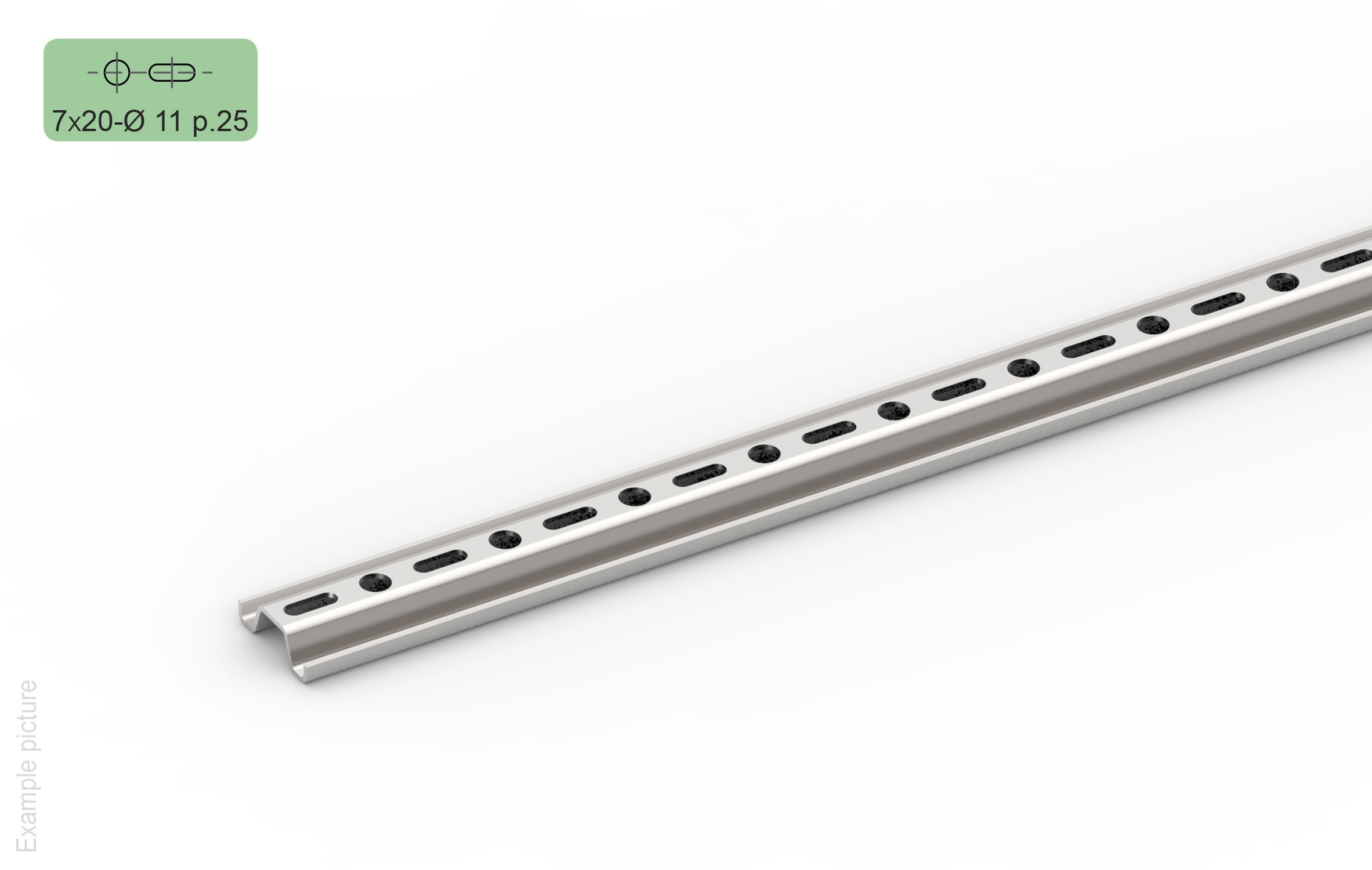 FEMI-CZ - PROFILATO OMEGA 45X15-2.0 3M I A0I30B3B045M