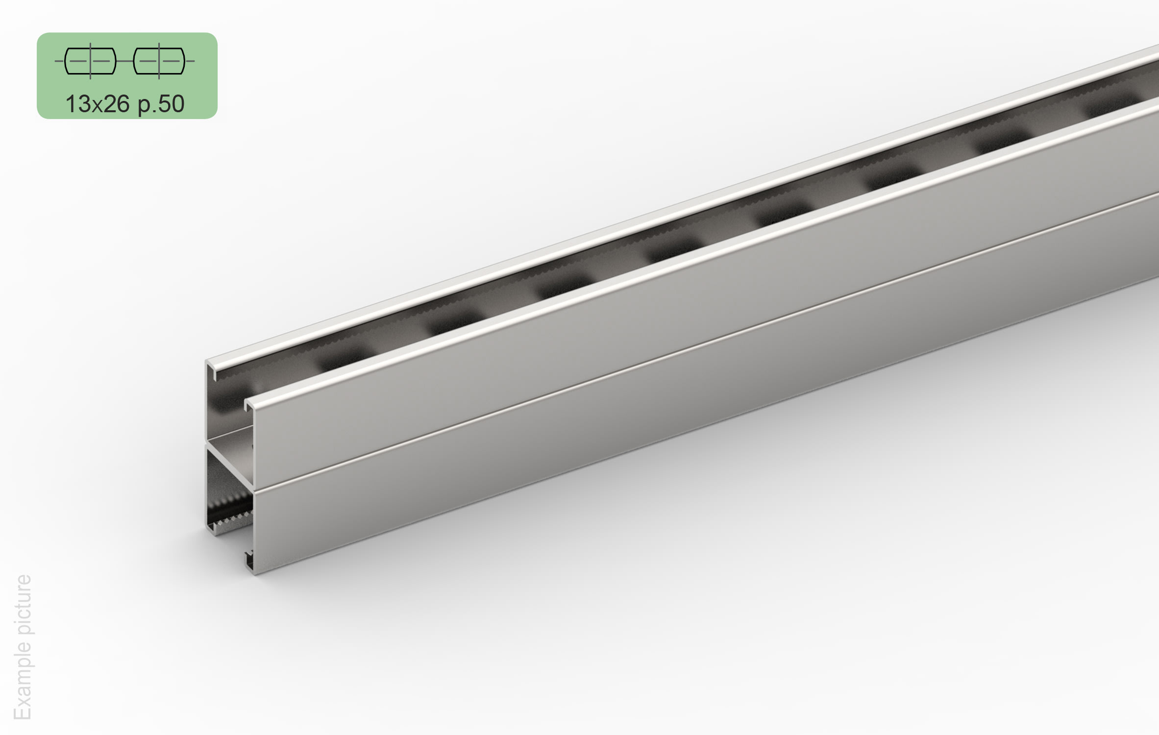 FEMI-CZ - PROFILATO 2X UR1 F. BASE 40X80-2.0 3M I A0I42R3I040M