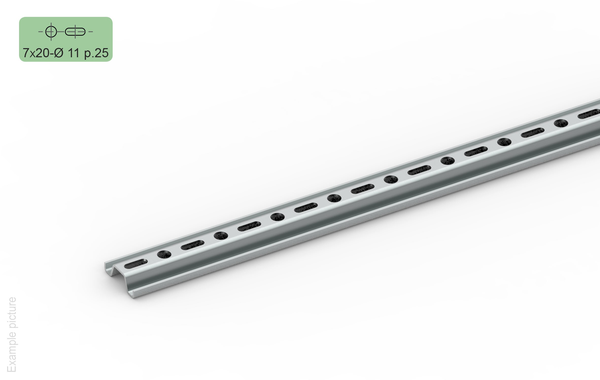 FEMI-CZ - PROFILATO OMEGA           45X15-2.0 3M S A0S30B3B045M