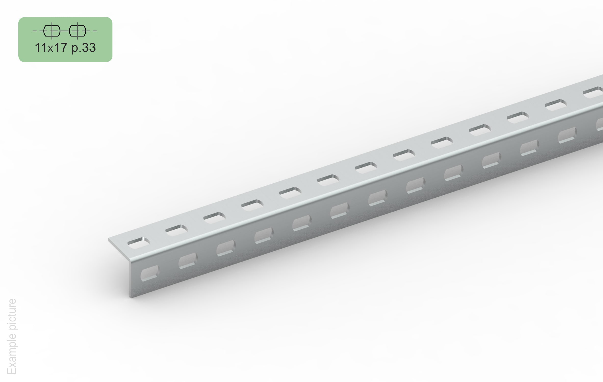 FEMI-CZ - PROFILATO  32-L 11/33     30X30-3.0 3M S A0S32G3F030Q