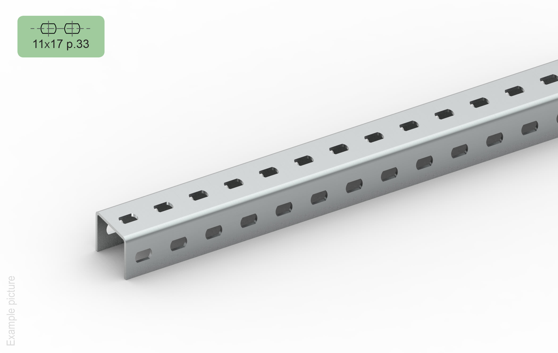 FEMI-CZ - PROFILATO 33-U 11/33 40X40-2.0 3M S A0S33G3I040M