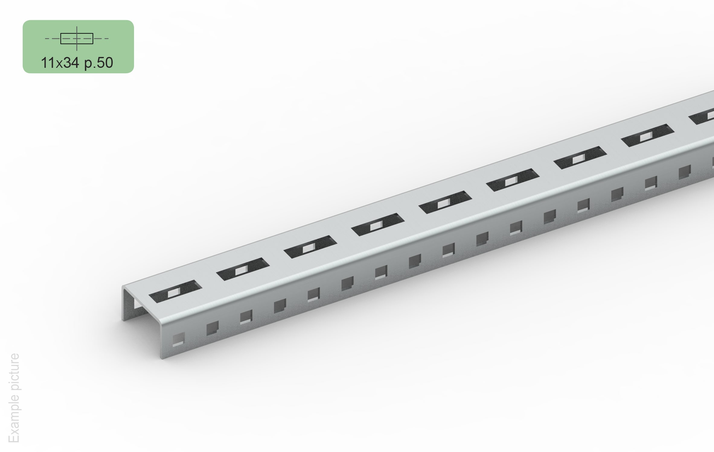 FEMI-CZ - PROFILATO  34-C 11/50     50X30-2.0 3M S A0S34J3F050M