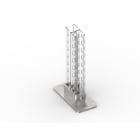 FEMI-CZ - SUPPORTO 25 UR1(X2) A PAVIMENTO 40X80 Z