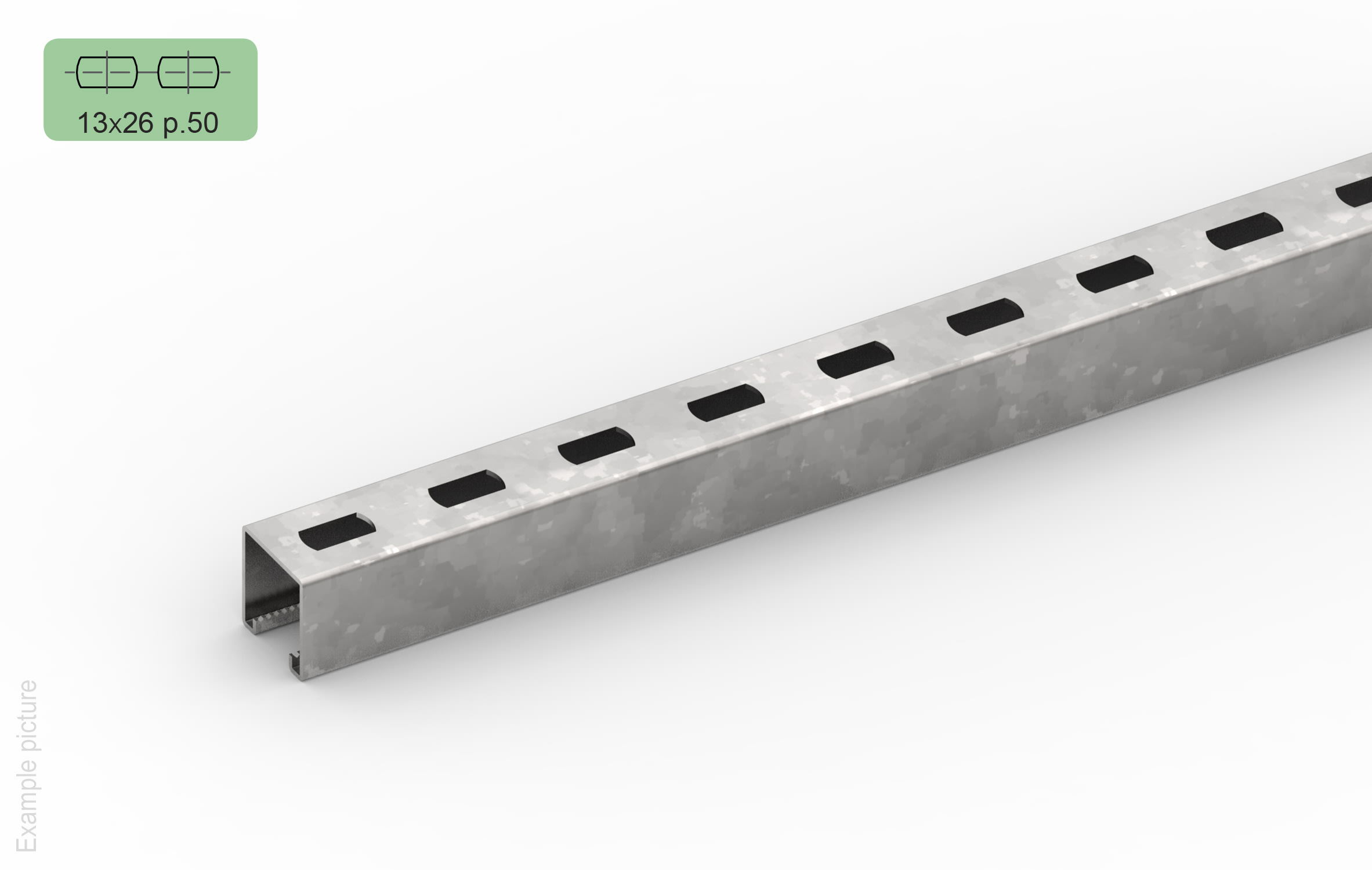 FEMI-CZ - PROF.UR1 F.BASE 13/50 40X40-2.0 3M Z A0Z40R3I040M