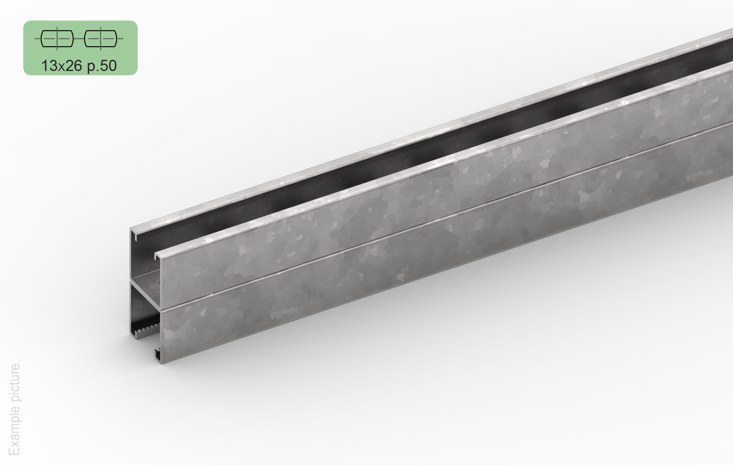 FEMI-CZ - PROFILATO 2X UR1  F. BASE 40X80-2.5 3M Z A0Z42R3I040P