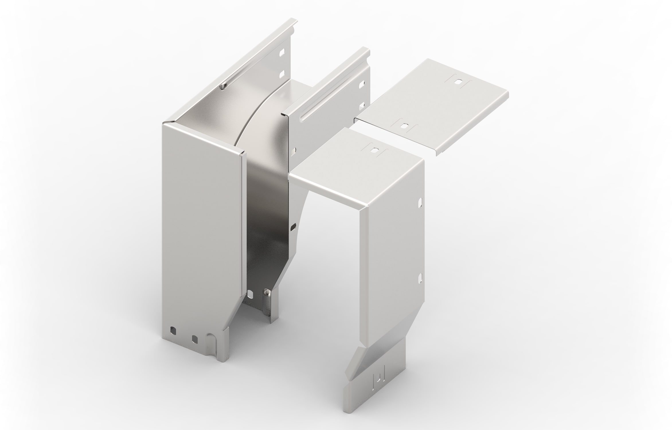 FEMI-CZ - CURVA SGHEMBA 90 DX BAS.  150X75-R=100 I A3I42F1C150D