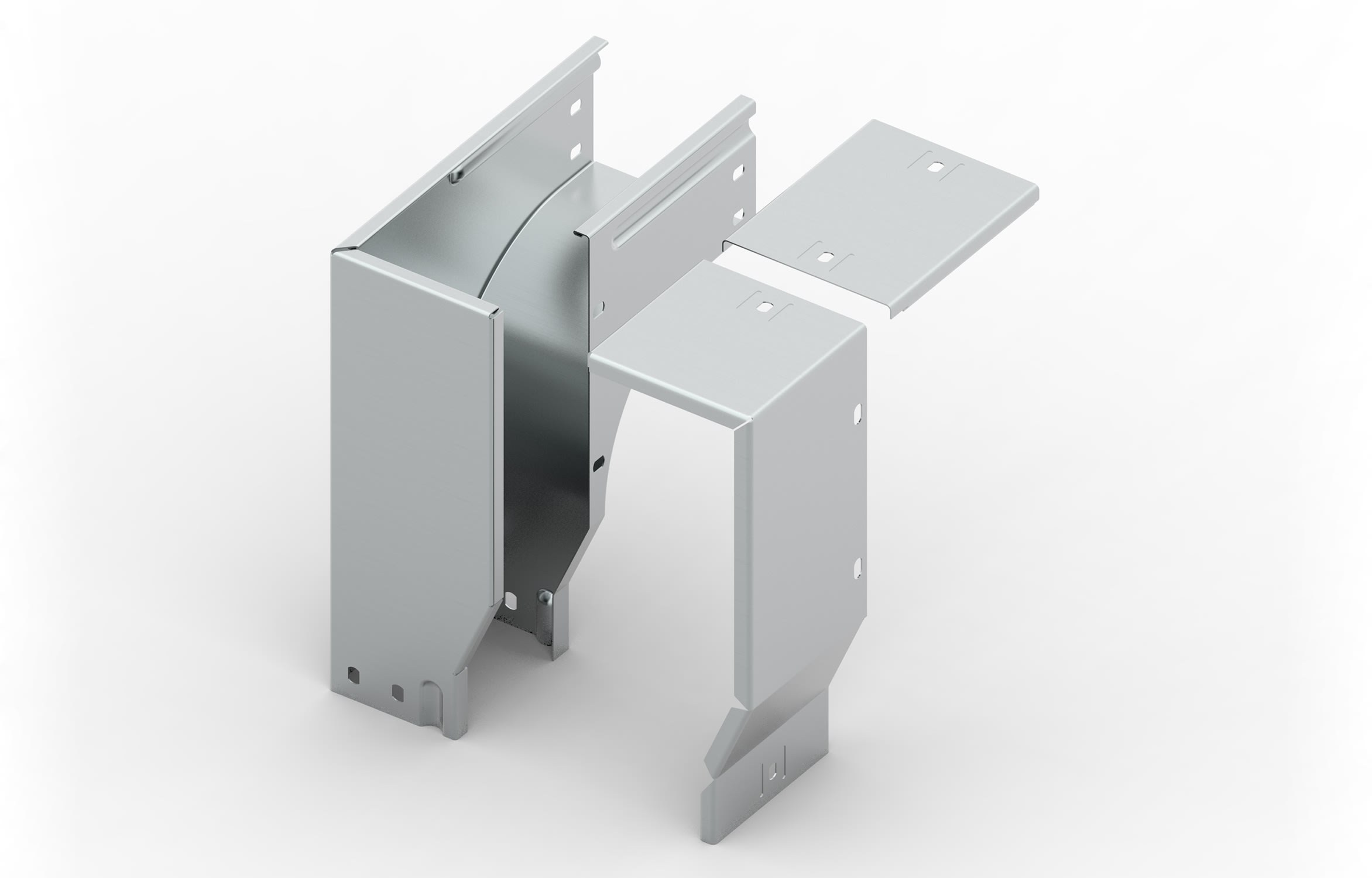 FEMI-CZ - CURVA SGHEMBA 90 DX BAS.   75X75-R=100 S A3S42F1C075D