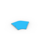 FEMI-CZ - COPERCHIO CURVA 45 ORIZZ.    100-R=100 V A3V11G1P100D