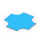 FEMI-CZ - COPERCHIO DERIV. X ORIZZ. 600-R=100 V A3V17G1P600D