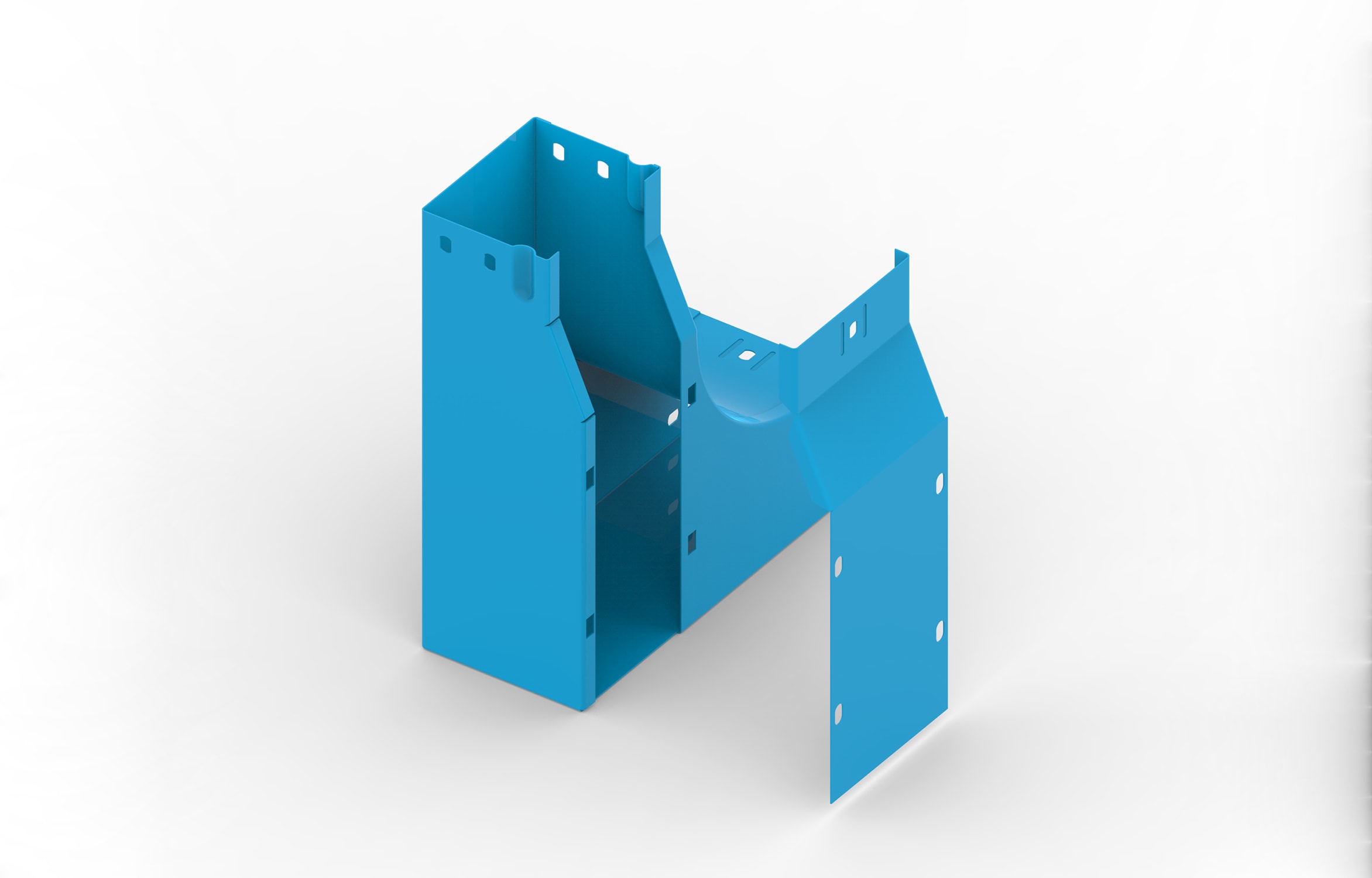 FEMI-CZ - CURVA SGHEMBA 90 DX ALTO   75X75-R=100 V A3V40F1C075D