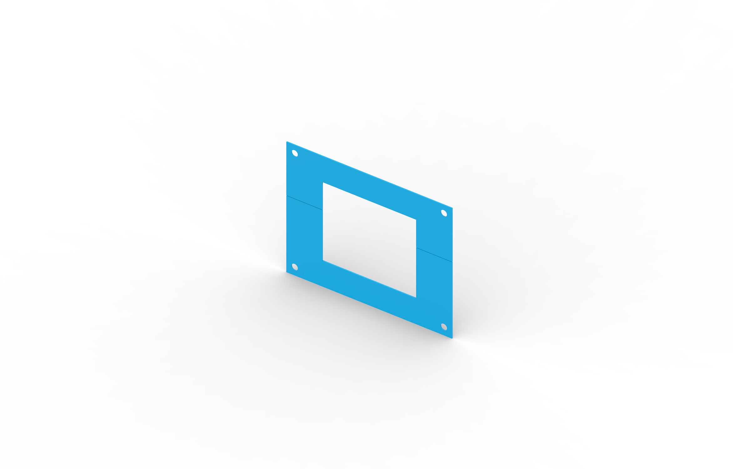 FEMI-CZ - FLANGIA ATTRAV. PARETI 100X100 (50+50) V