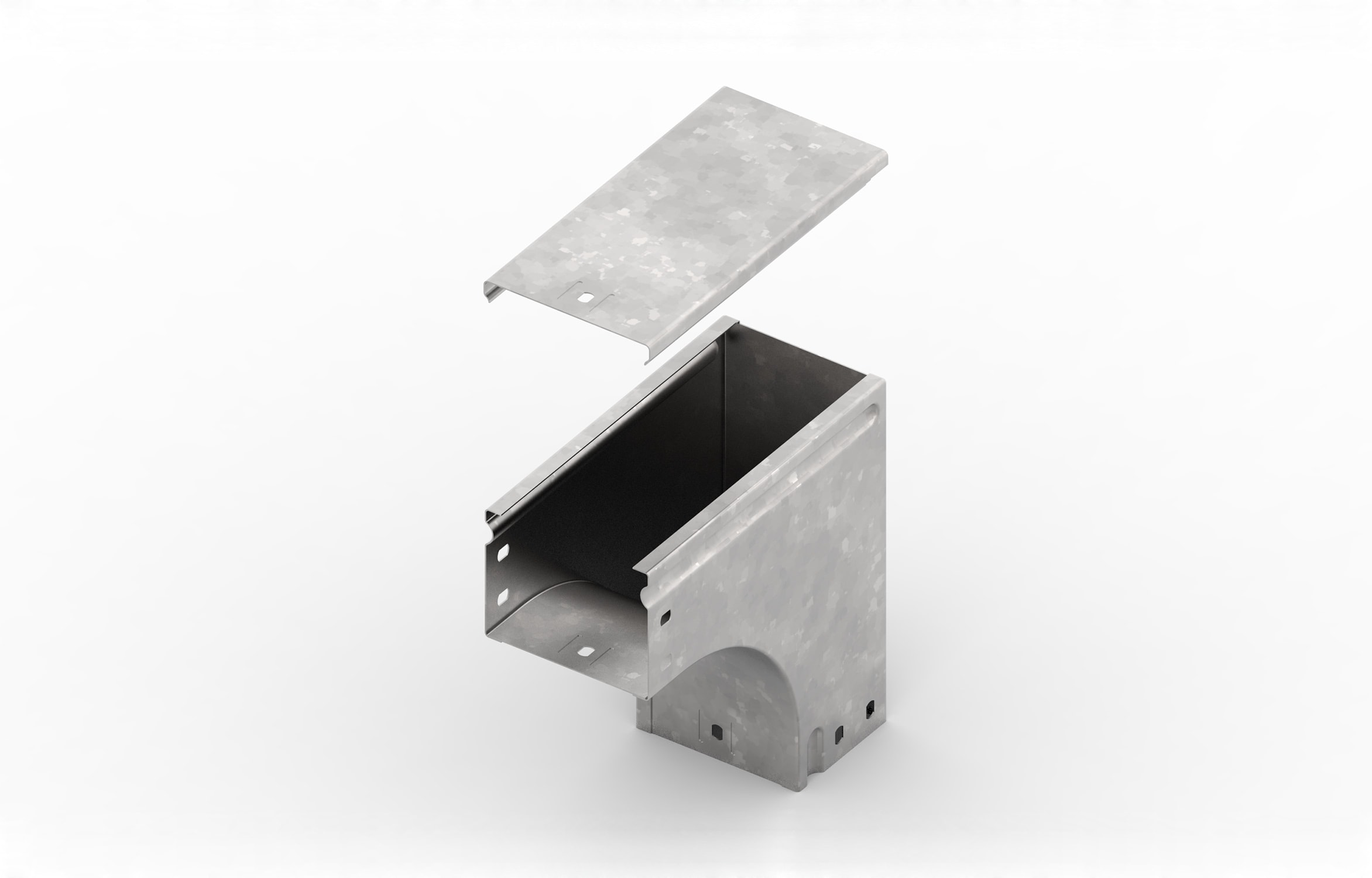 FEMI-CZ - CURVA 90 BAS. VAR. PIANO  600X75-R=100 Z