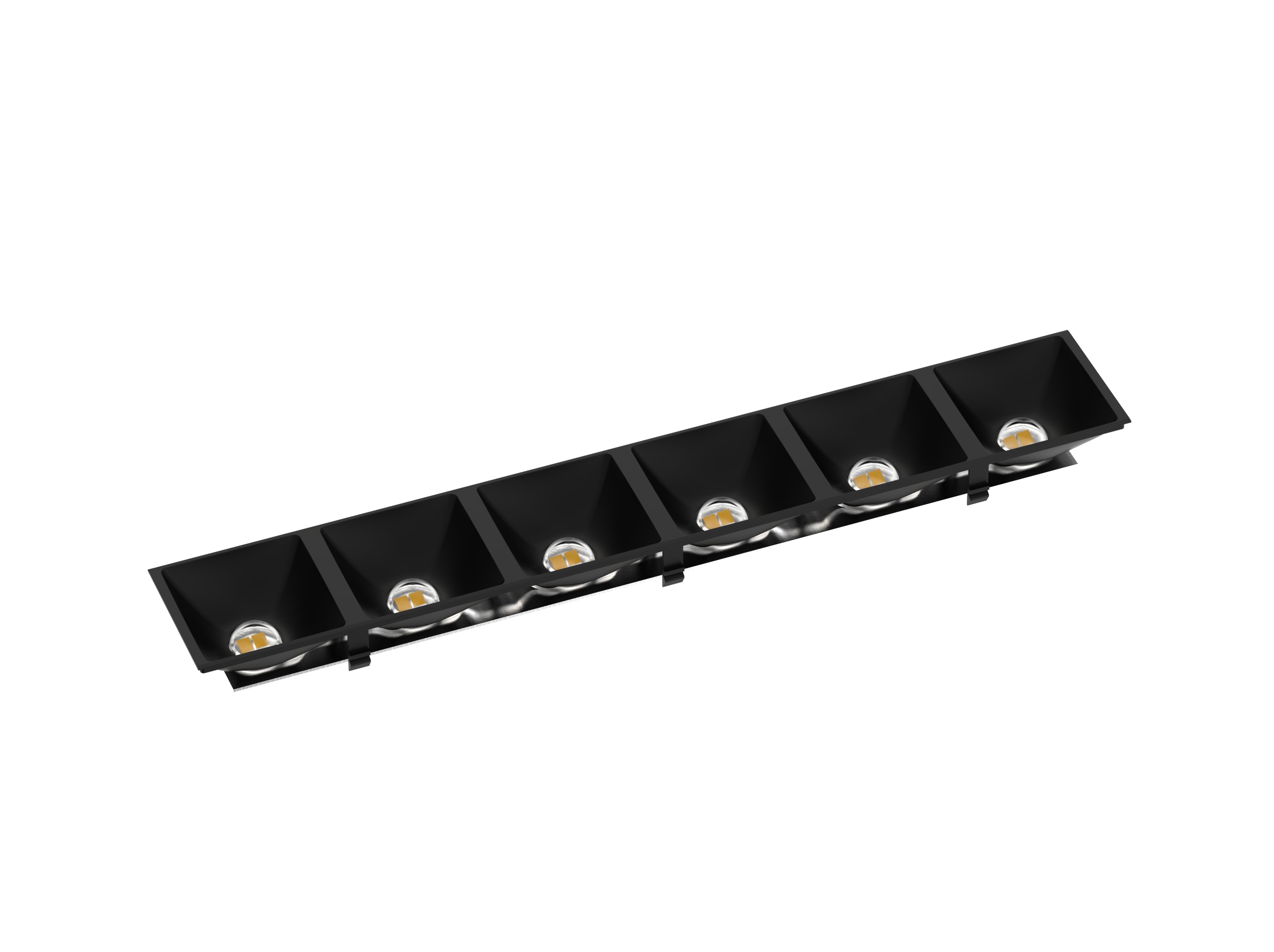 FEILO SYLVANIA - OTAO LINEAR RIFLETTORE NERO 4 PEZZI