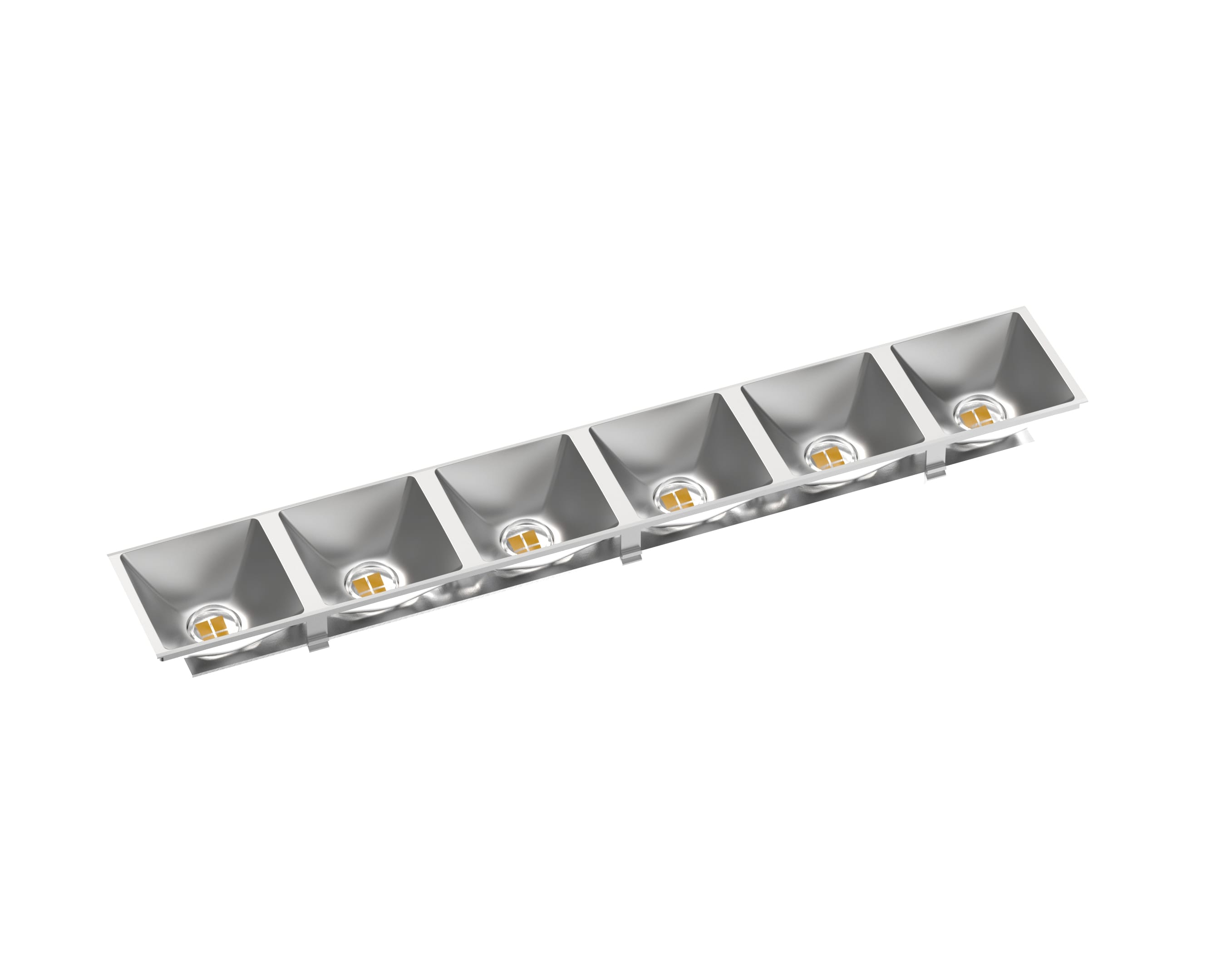 FEILO SYLVANIA - OTAO LINEAR RIFLETTORE ARGENTO 4 PEZZI