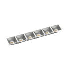 FEILO SYLVANIA - OTAO LINEAR RIFLETTORE ARGENTO 4 PEZZI