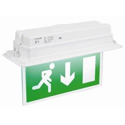 FEILO SYLVANIA - FLUSH LED EXIT SIGN WHT A/D