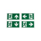 FEILO SYLVANIA - LIFESAFE PRO EXIT IP65 LEGEND KIT 0038832