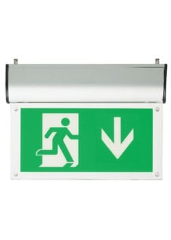 FEILO SYLVANIA - SUSP LED EXIT SIGN WHT (AD) 9144466