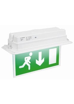 FEILO SYLVANIA - FLUSH LED EXIT SIGN WHT A/D 9153908