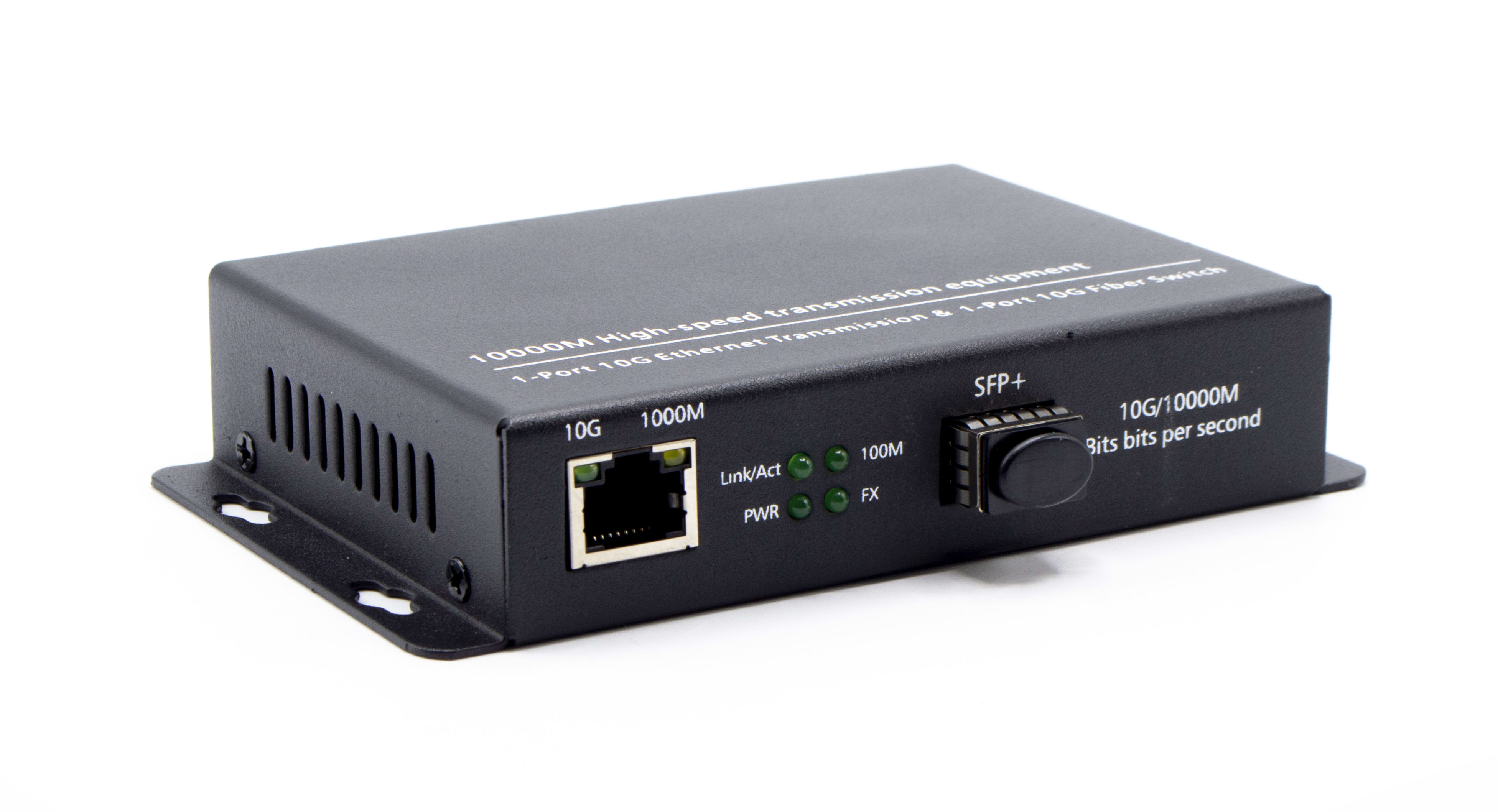 FIBERNET - MODULO MEDIA CONVERTER 10GE CON SLOT SFP