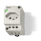 FINDER - PRESA DA QUADRO-CH GRIGIA CON LED 16A