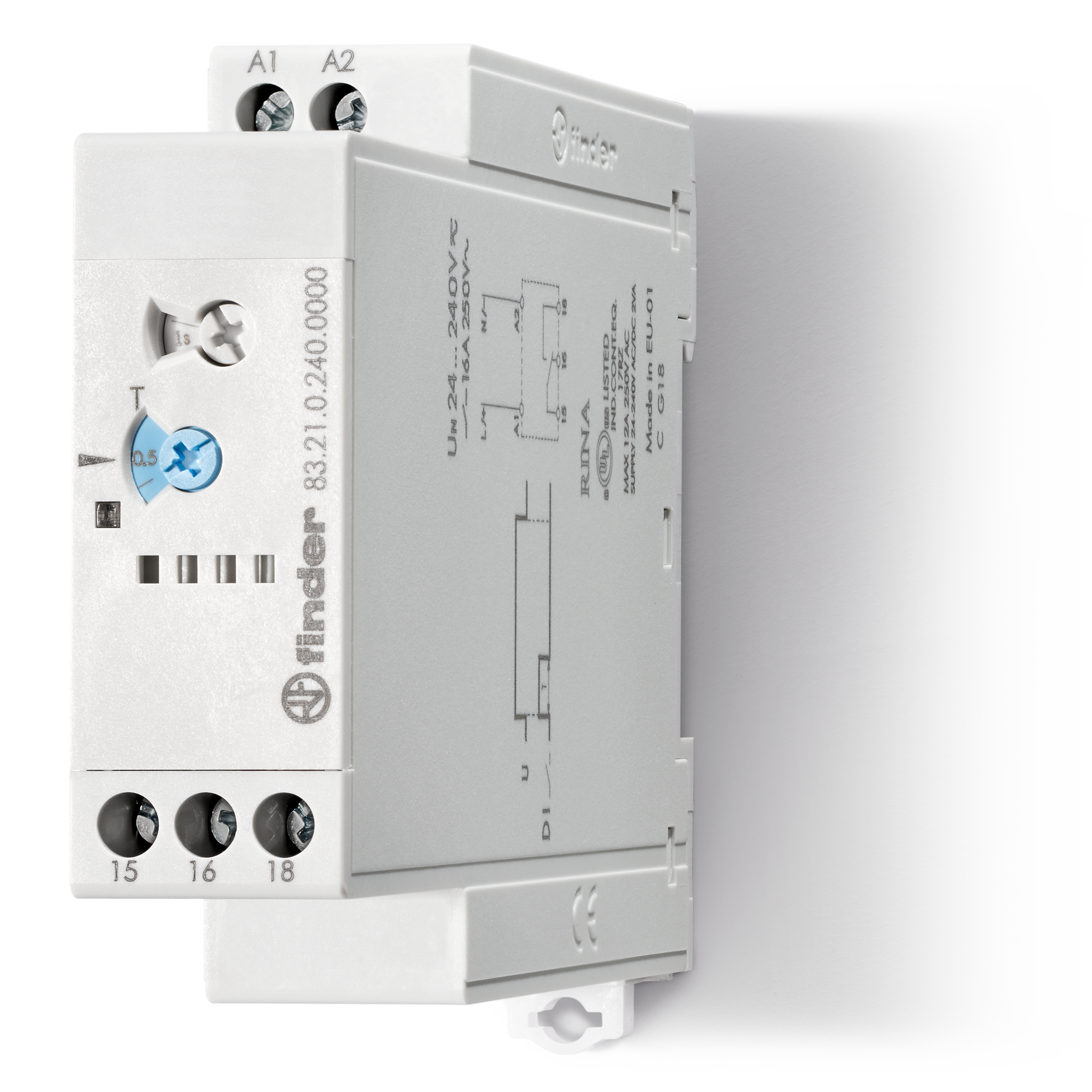 FINDER - TEMPORIZZATORE INTERVALLO 24/240V 16A