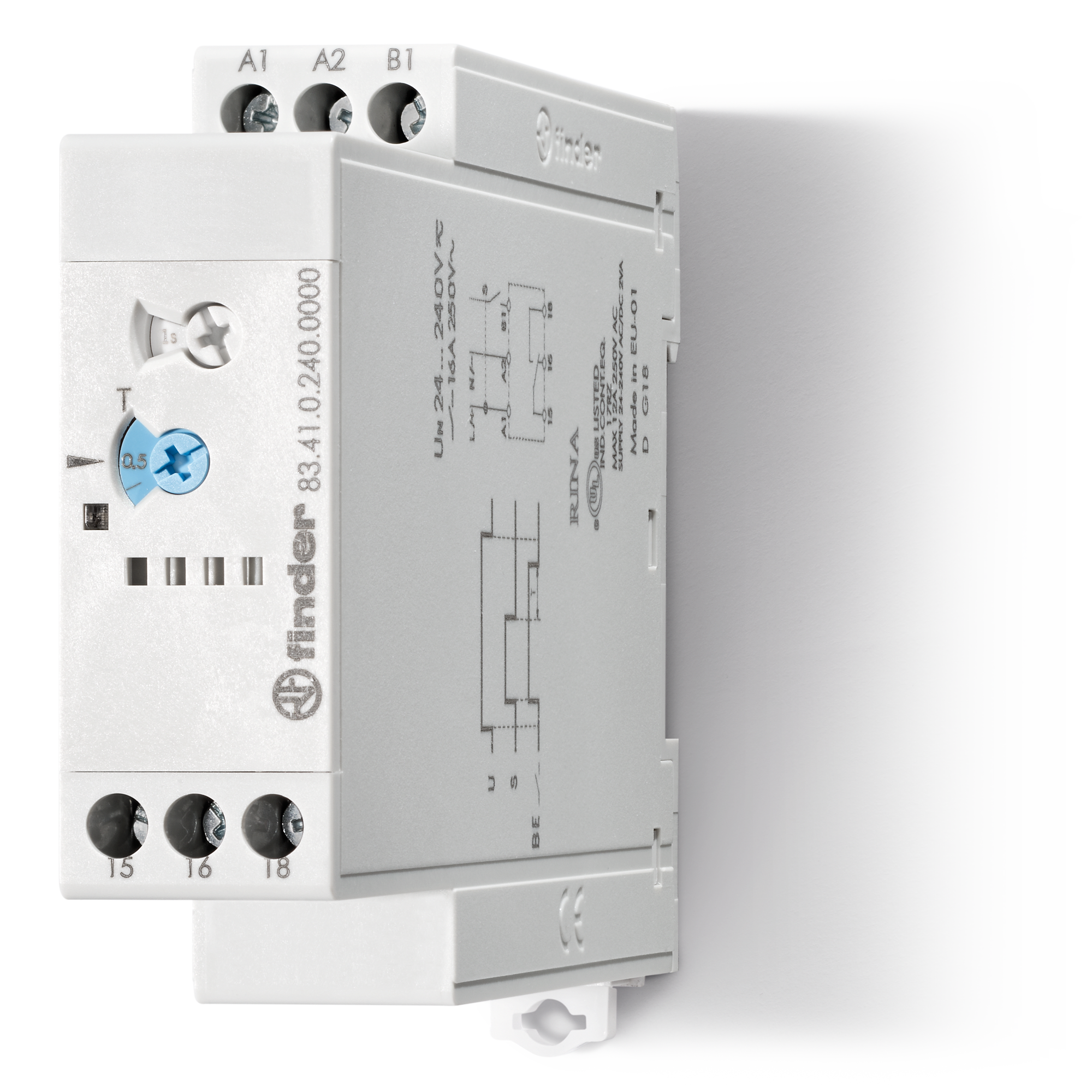 FINDER - TEMPORIZ.. RIT.DISINS. START EXT 24/240V
