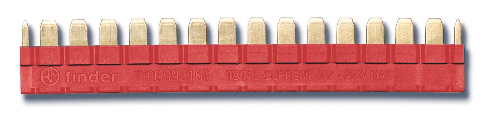 FINDER - PETTINE 16 POLI ROSSO