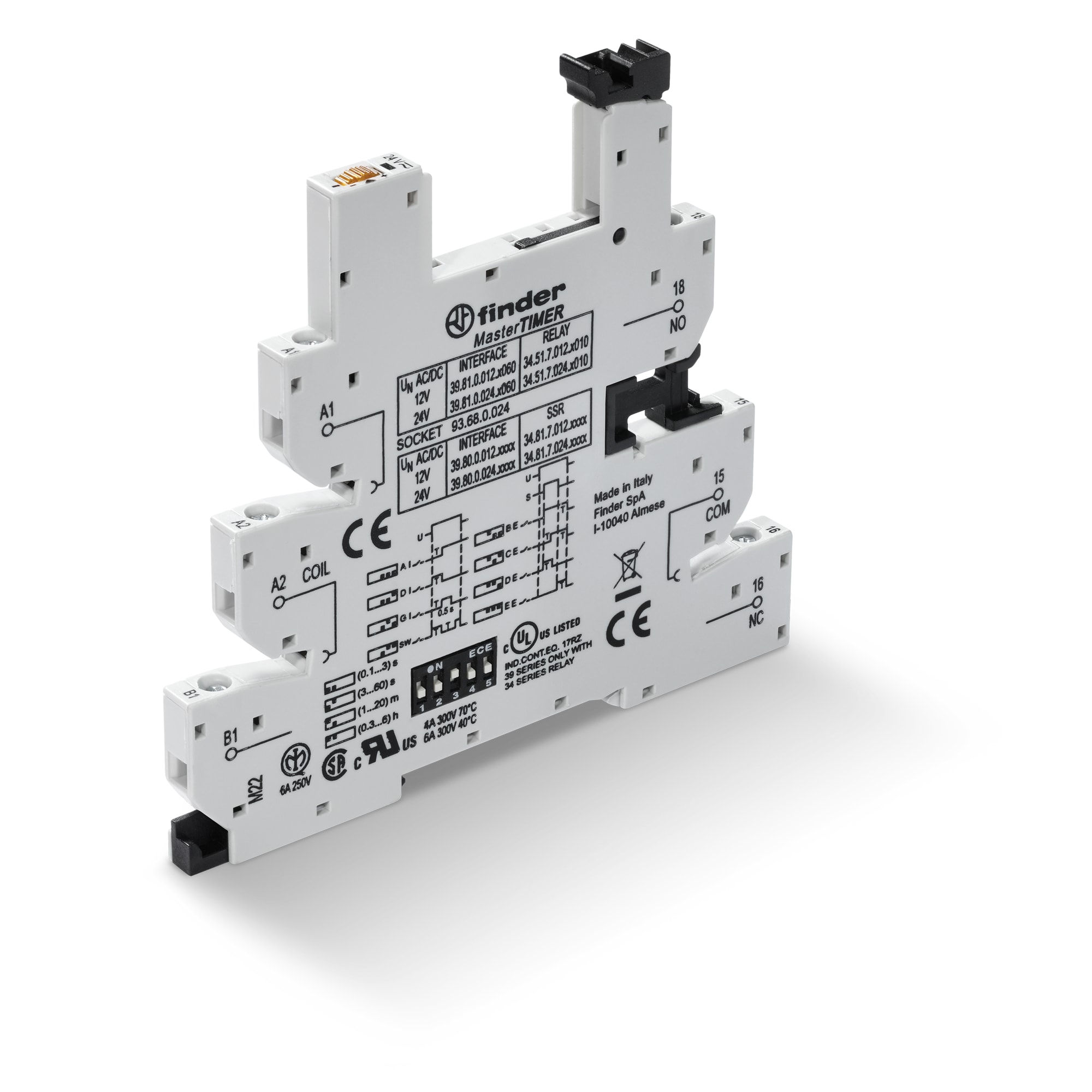 FINDER - CONNETTORE MULTIPLO 8 POLI PER S39