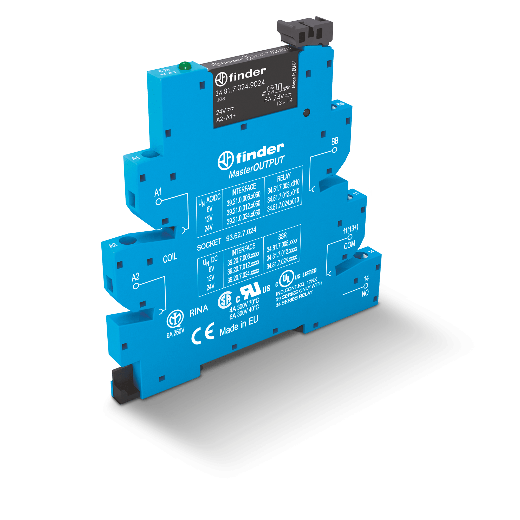 FINDER - MASTEROUTPUT INTERFACCIA SSR 1NO MORS.BU