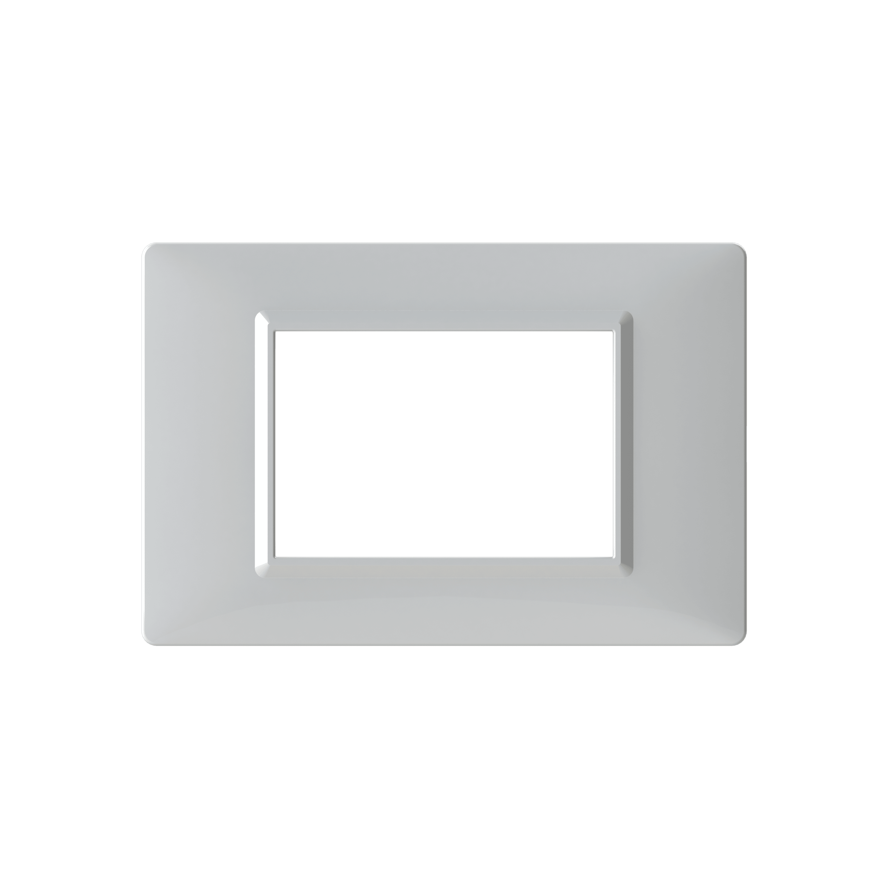 4BOX - PLACCA 3 MODULI VIMAR PLANA BIANCA