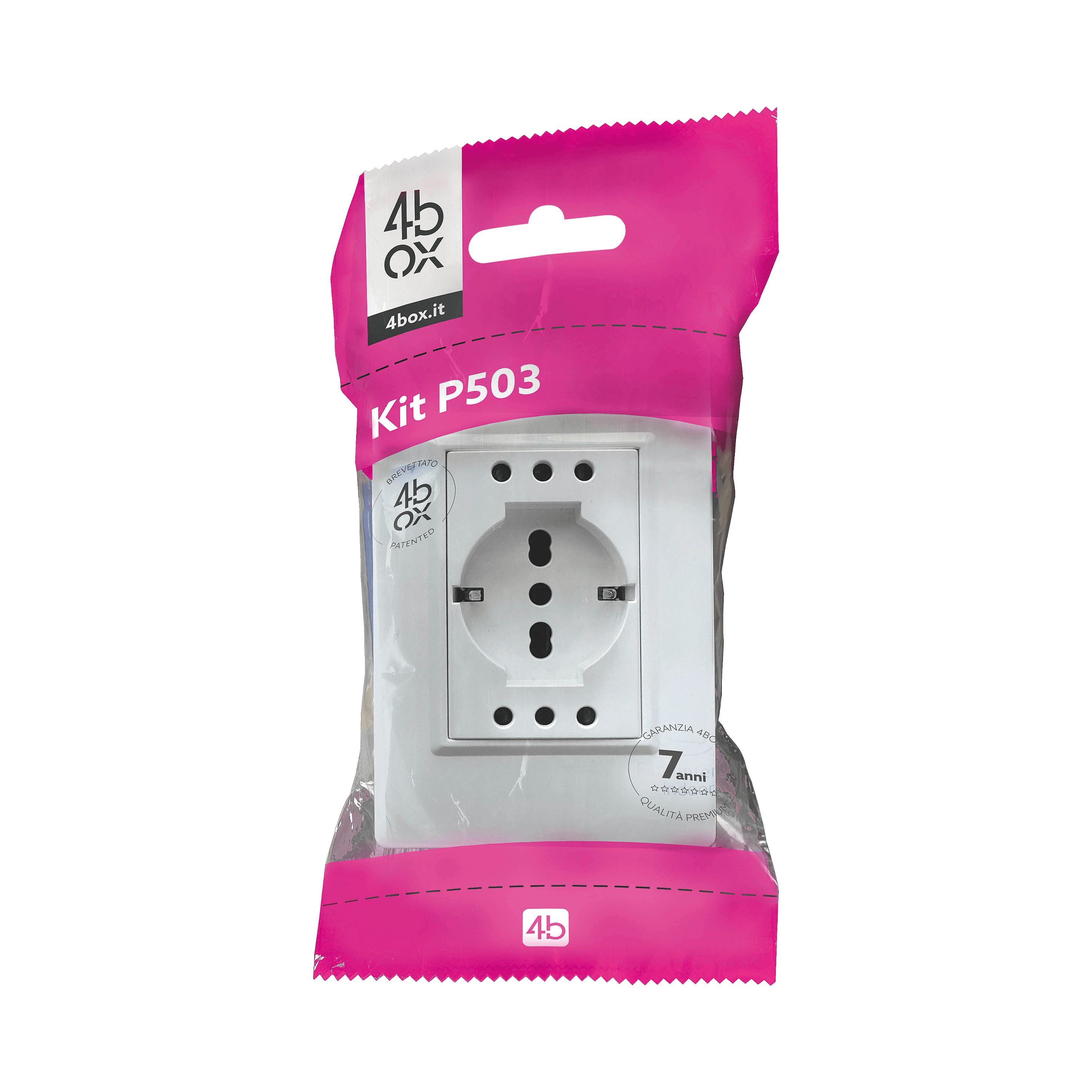 4BOX - KIT P503 PLACCA VI PLANA LIBERO BN