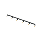 FINDER - PETTINE 6 POLI PER TIPI 22.34 NERO
