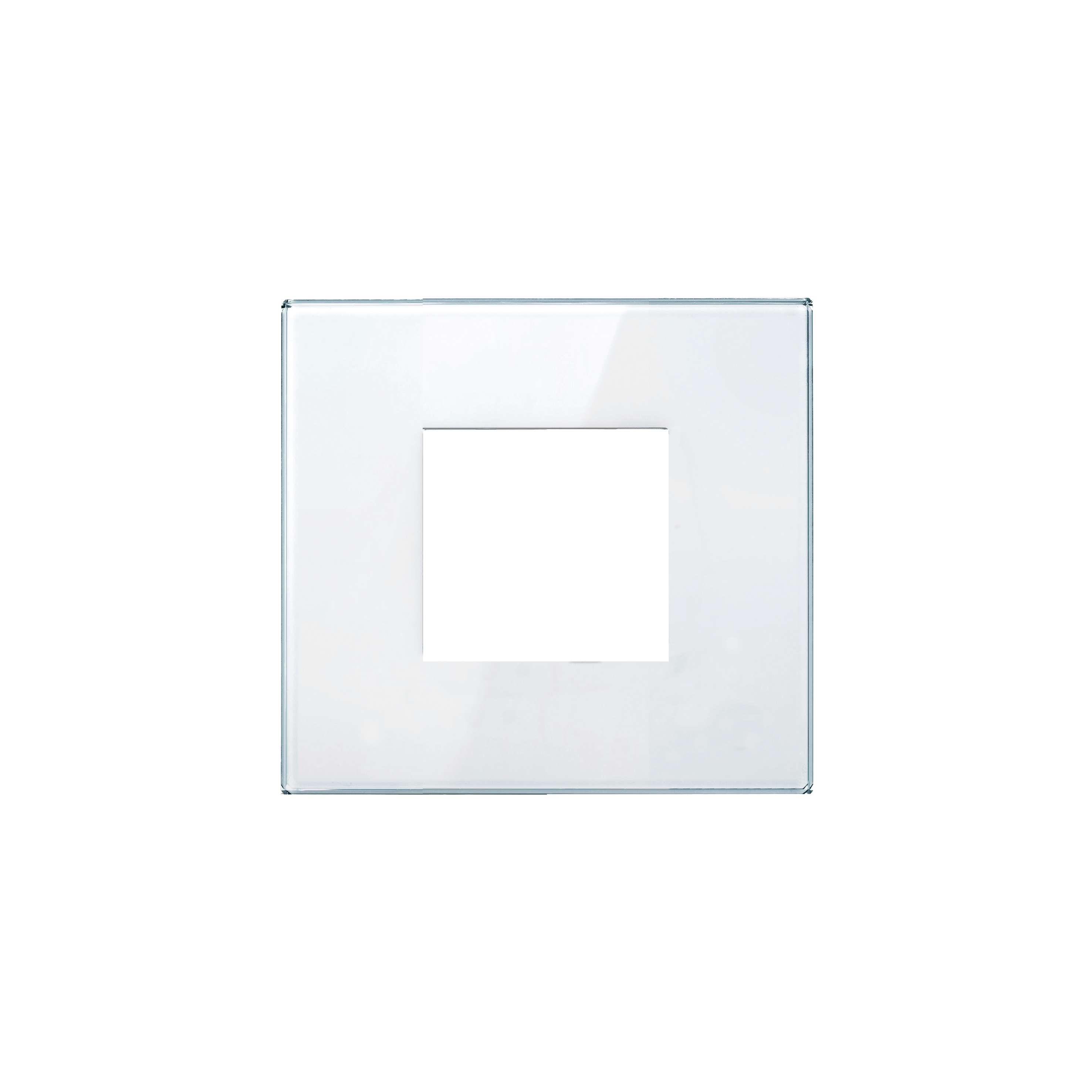 4BOX - Placca 2 Moduli Bianca Bticino Matix Kalos