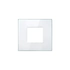 4BOX - Placca 2 Moduli Bianca Bticino Matix Kalos