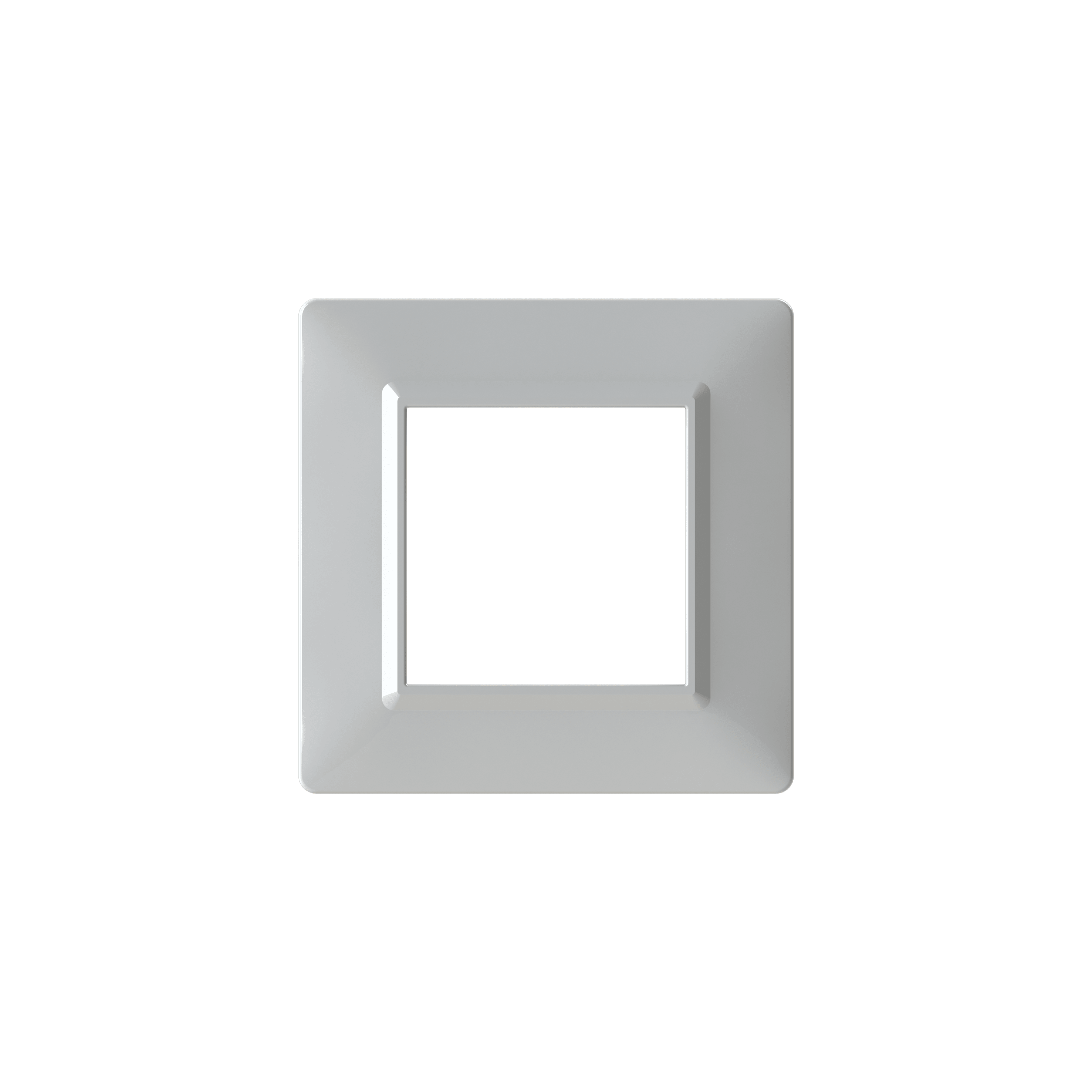 4BOX - PLACCA 2 MODULI VIMAR PLANA BIANCA