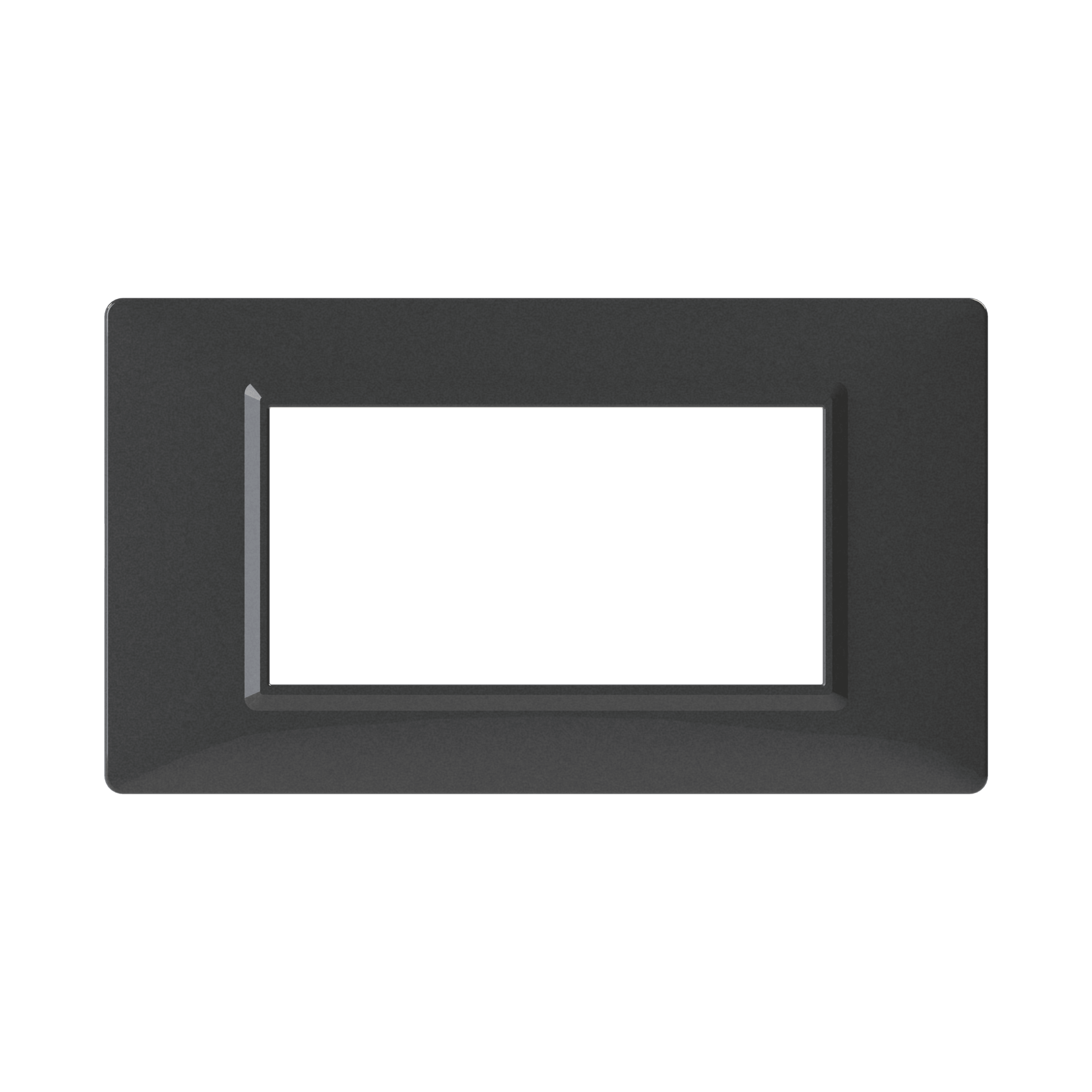4BOX - Placca 4 Moduli Vimar Plana Antracite