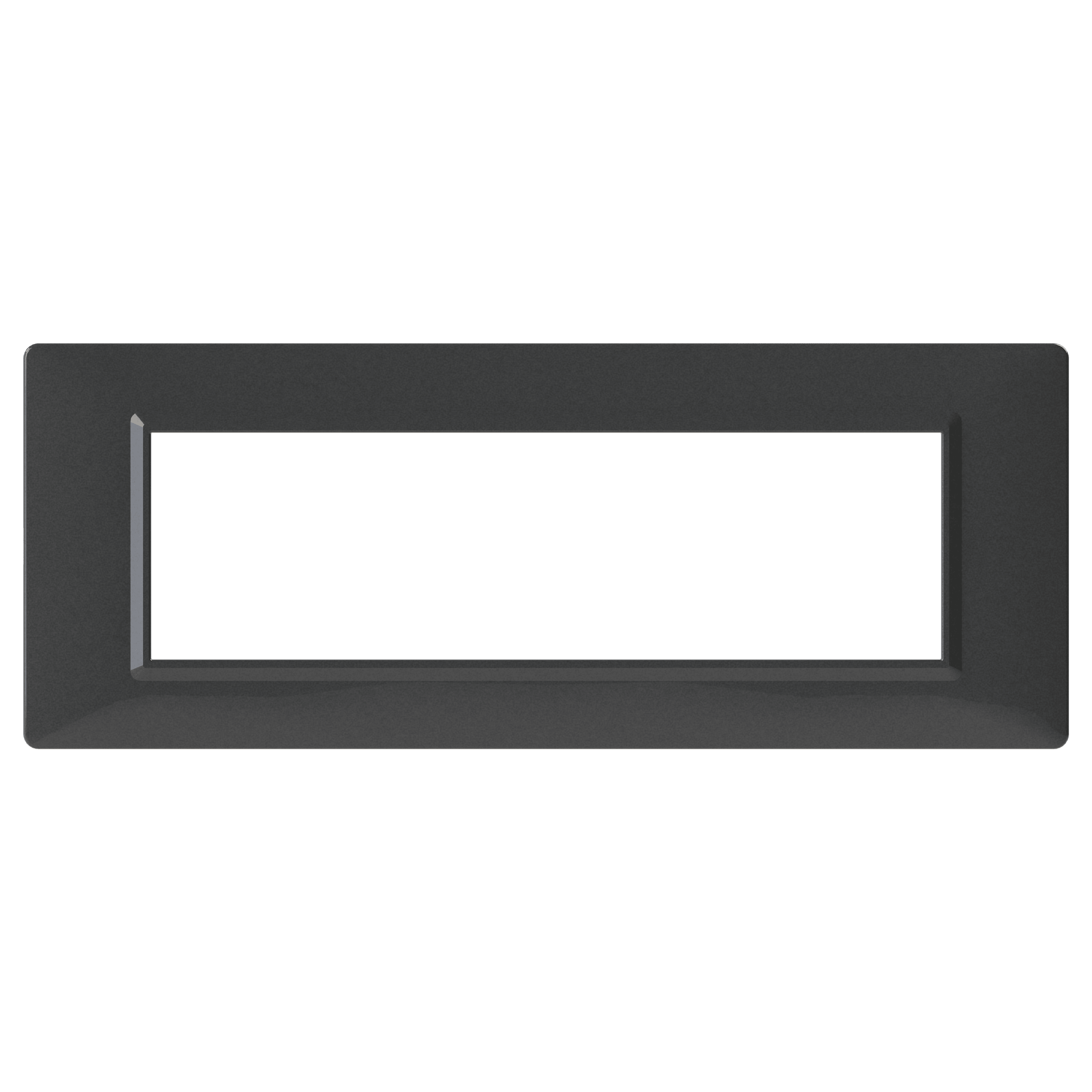 4BOX - Placca 7 Moduli Vimar Plana Antracite