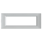 4BOX - PLACCA 7 MODULI VIMAR PLANA BIANCA