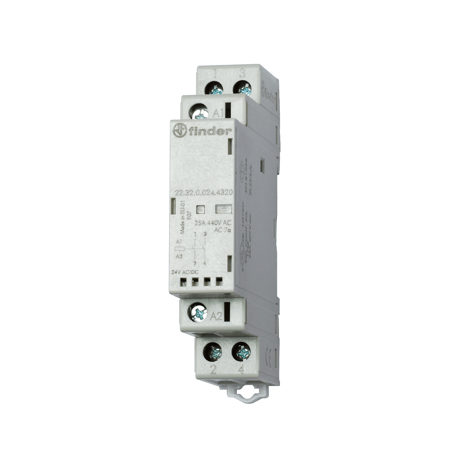 FINDER - CONTATTORE 25A 2 CONTATTI 17.5MM