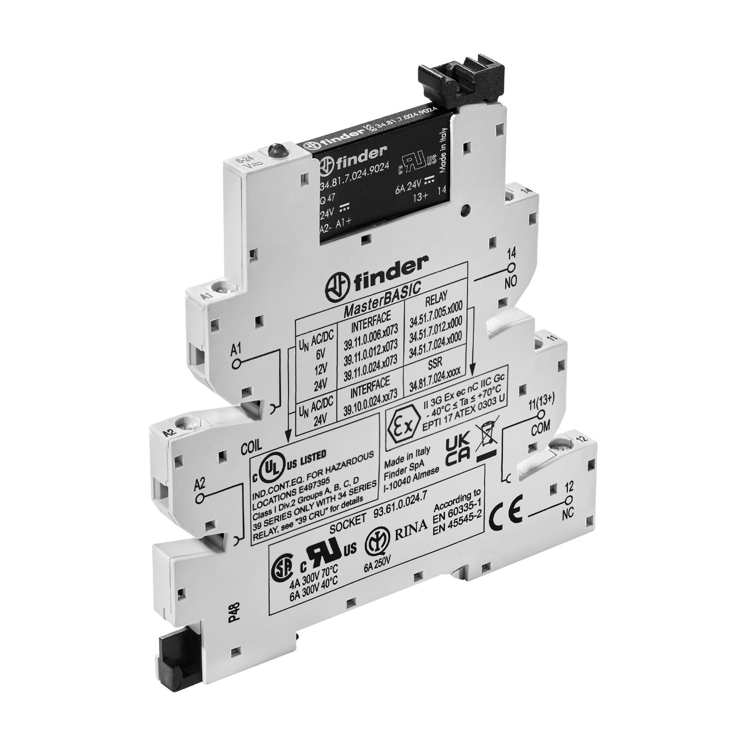 FINDER - INTERFACCIA MODULARE SSR 1NO MORS.PUSH-I