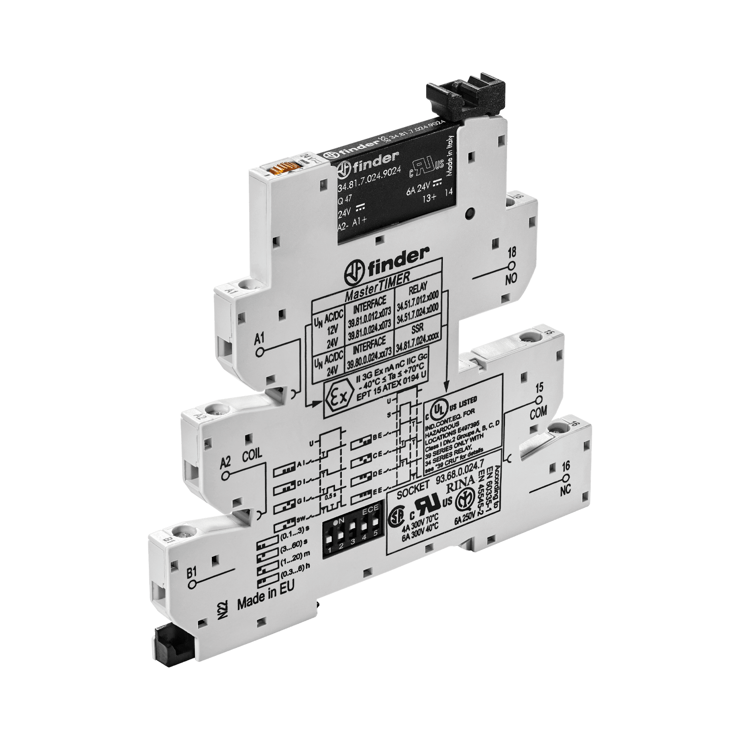 FINDER - MASTERTIMER INTERFACCIA SSR 1NO MORS.BUS