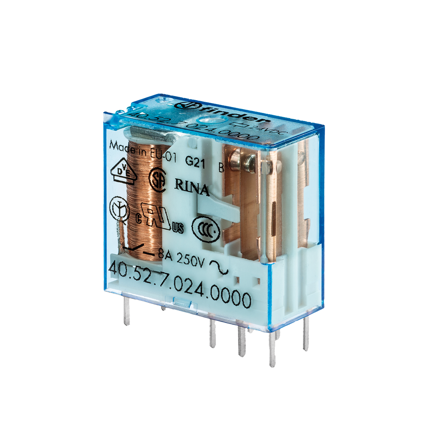 FINDER - MINI RELE' PER C.S. 2 CONTATTI 405270480000