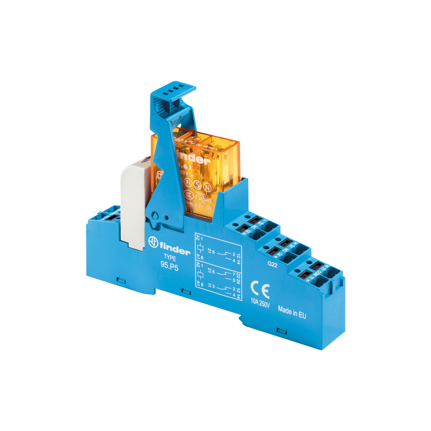 FINDER - INTERFACCIA MOD.A RELE' 1 CONTATTI PUSH-