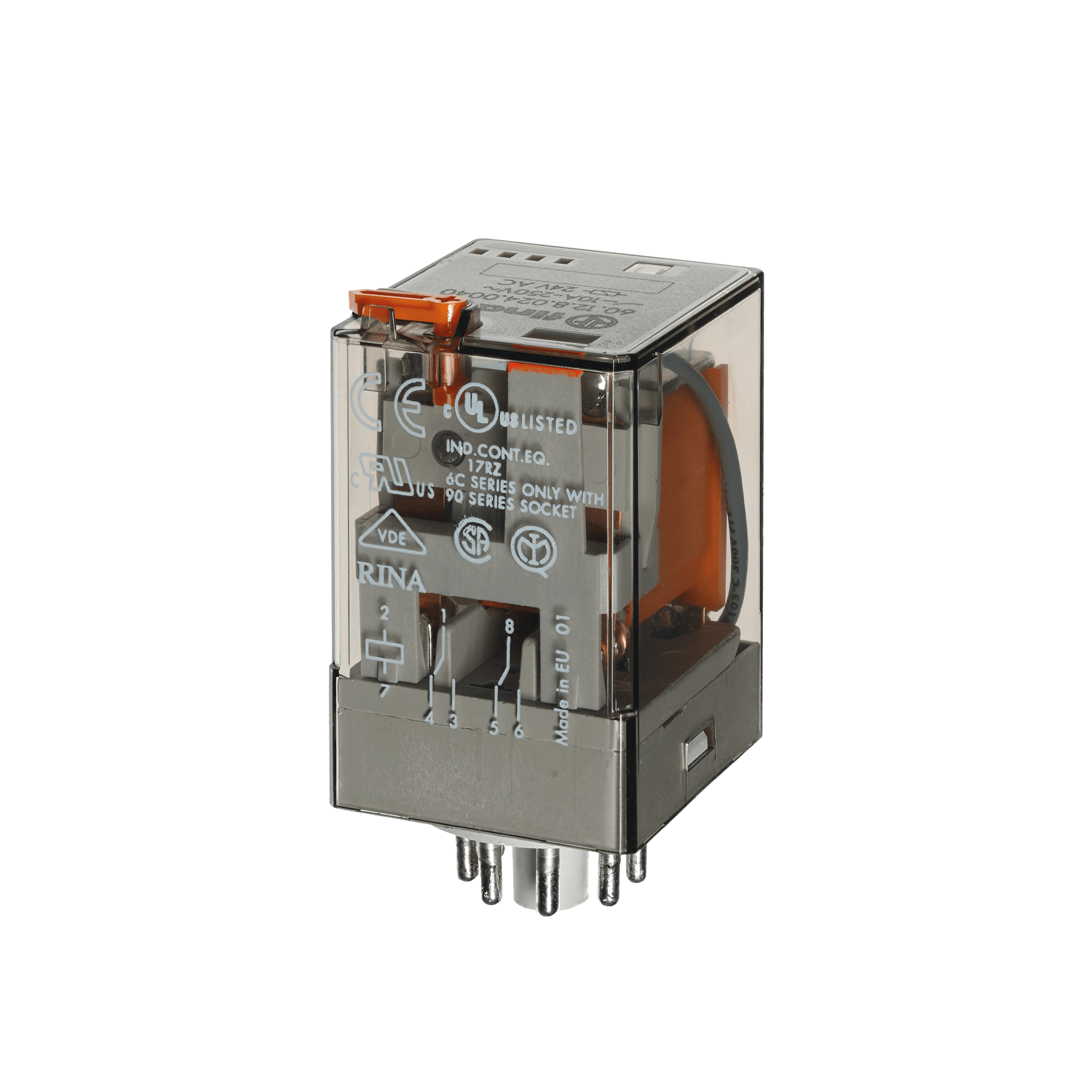 FINDER - RELE' INDUSTRIALE 2 CONTATTI 10A OCTAL 601280240030