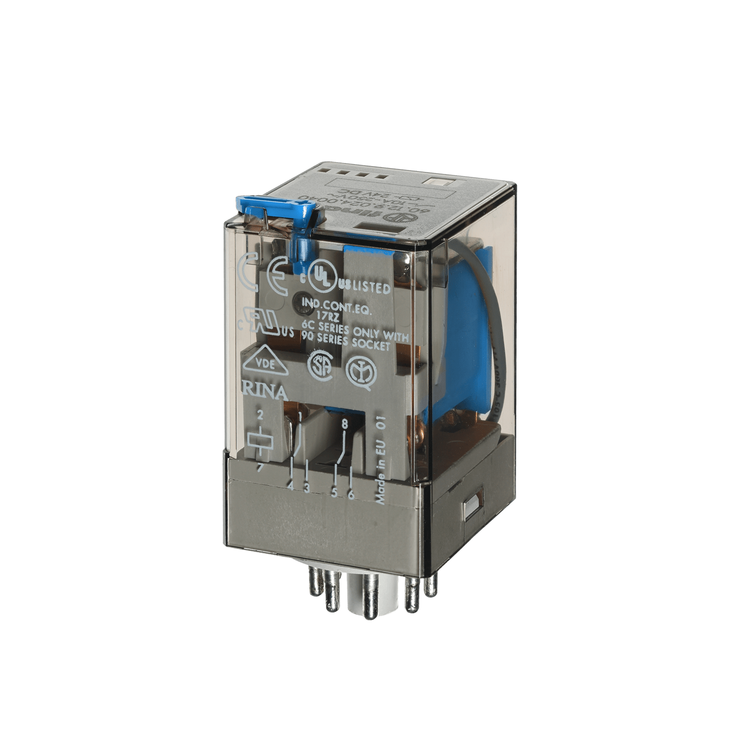 FINDER - RELE' INDUSTRIALE 2 CONTATTI 10A OCTAL