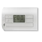 FINDER - TERMOSTATO DIGIT NERO PARETE 1CO 5A BATT