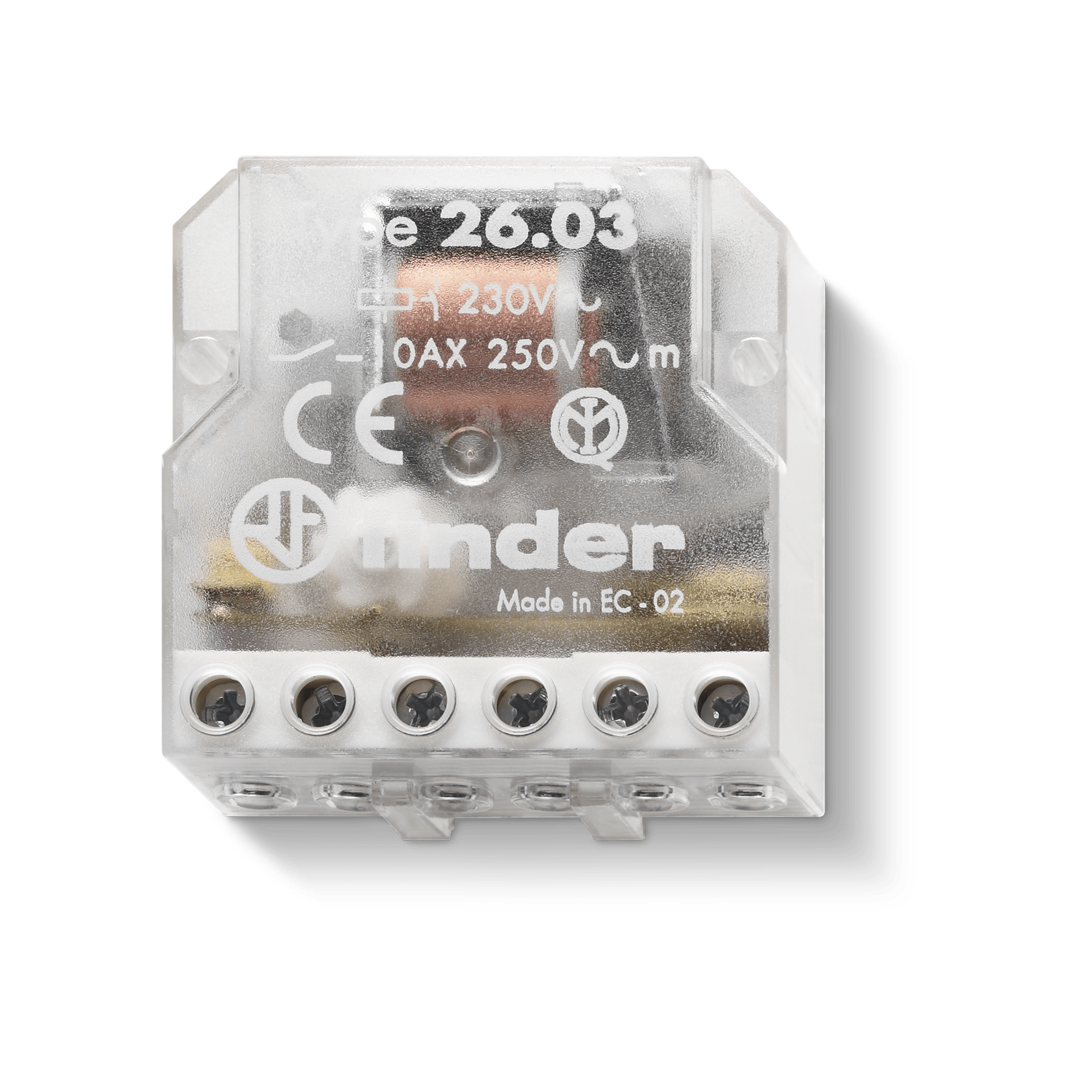 FINDER - RELE' AD IMPULSI PANNELLO 1NO+1NC 10A