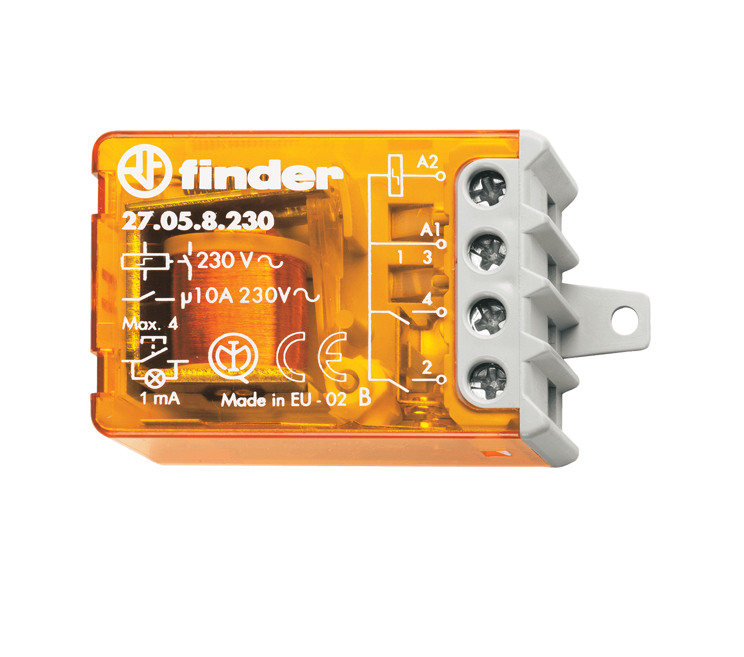 FINDER - RELE' AD IMPULSI PANNELLO 10A
