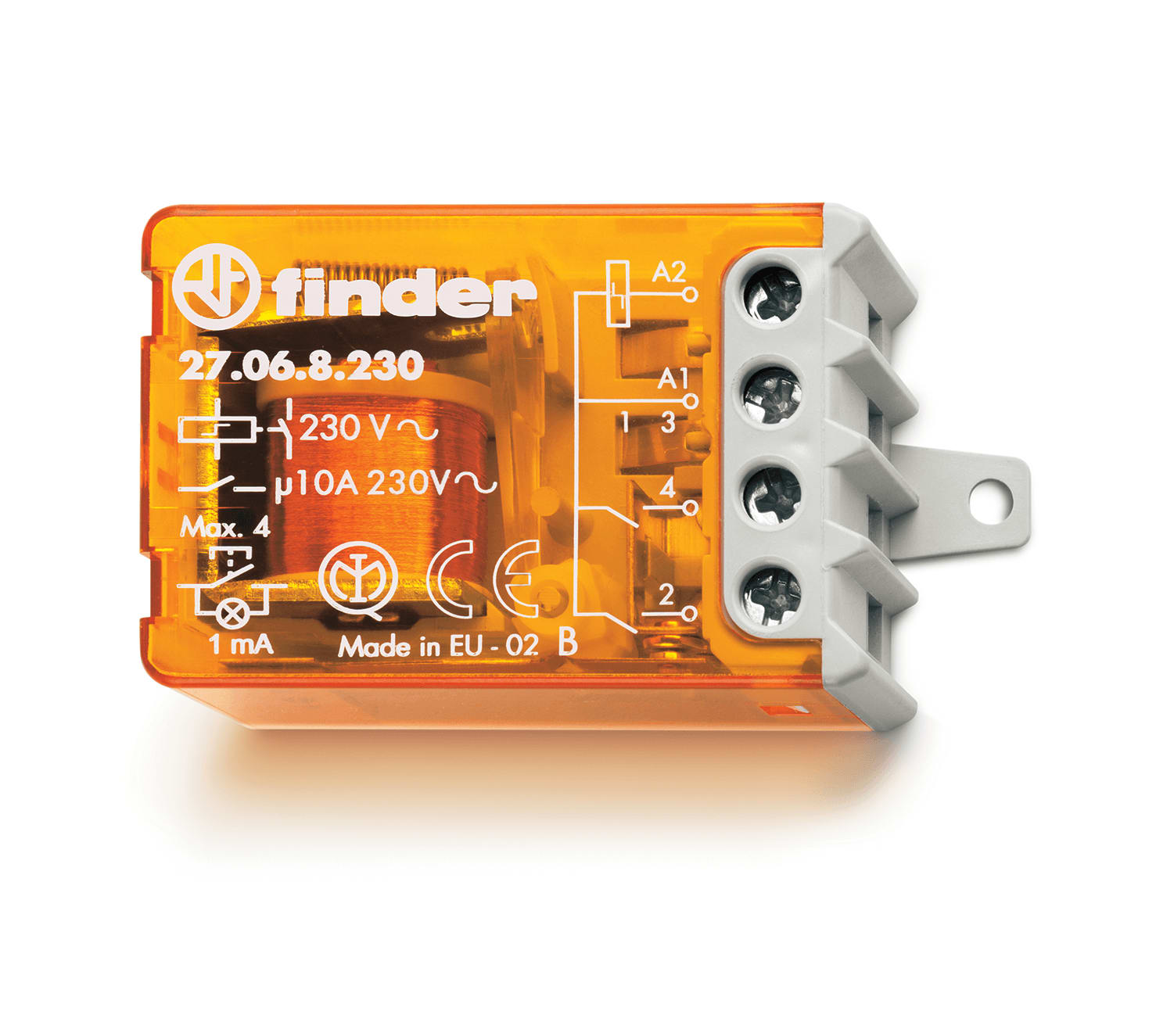 FINDER - RELE' AD IMPULSI PANNELLO 10A
